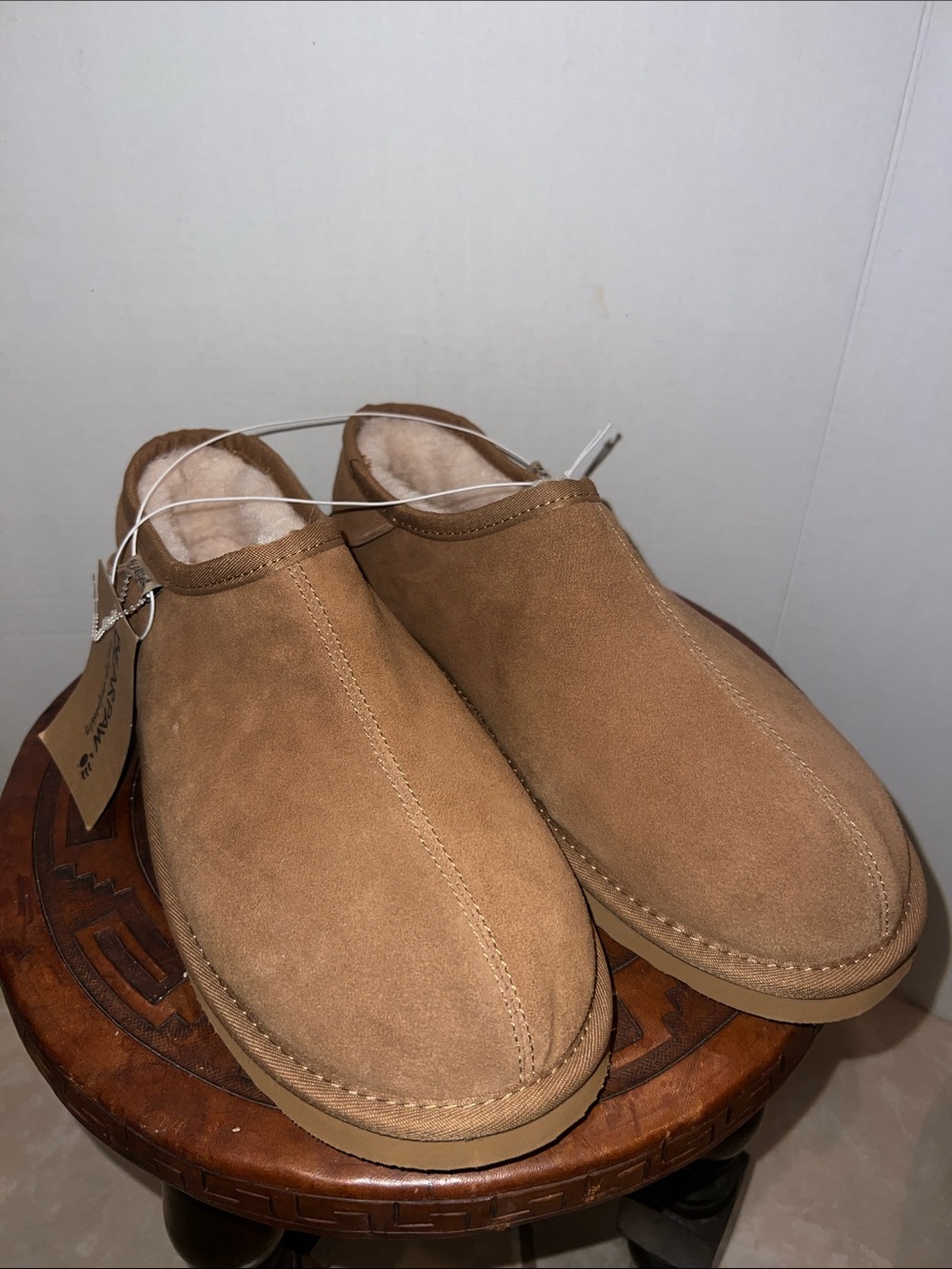Bearpaw Suede Slippers